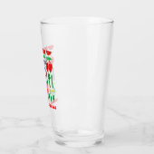 Bloody Mary Glass - Block Print Design Glas (Links)