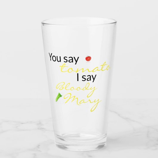 Bloody Mary glass Glas (Voorkant)