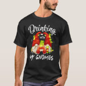 Bloody Mary Gnome houdt van Drink gnomen T-shirt (Voorkant)