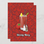 Bloody Mary Kaart (Voorkant / Achterkant)