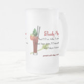 Bloody Mary Matglas Bierpul (Voorkant rechts)