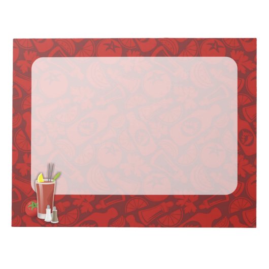 Bloody Mary Notitieblok (Voorkant)