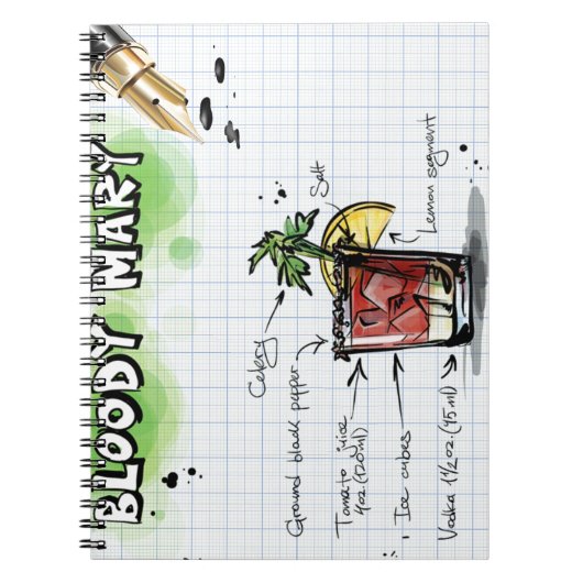 Bloody Mary Notitieboek (Voorkant)