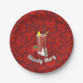 Bloody Mary Papieren Bordje (Voorkant)