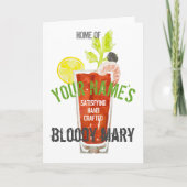 Bloody Mary Personalized Kaart (Voorkant)