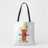 Bloody Mary Personalized Tote Bag (Voorkant)