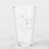 Bloody Mary Raccoon Glass Glas (Achterkant)