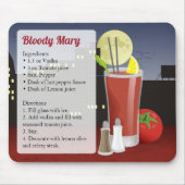 Bloody Mary Recept Muismat (Voorkant)