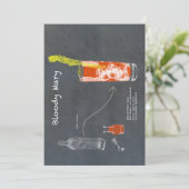 Bloody Mary Recipe Kaart (Staand voorkant)