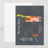 Bloody Mary Recipe Kaart (Voorkant / Achterkant)