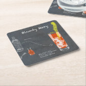 Bloody Mary Recipe Kartonnen Onderzetters (Schuin)