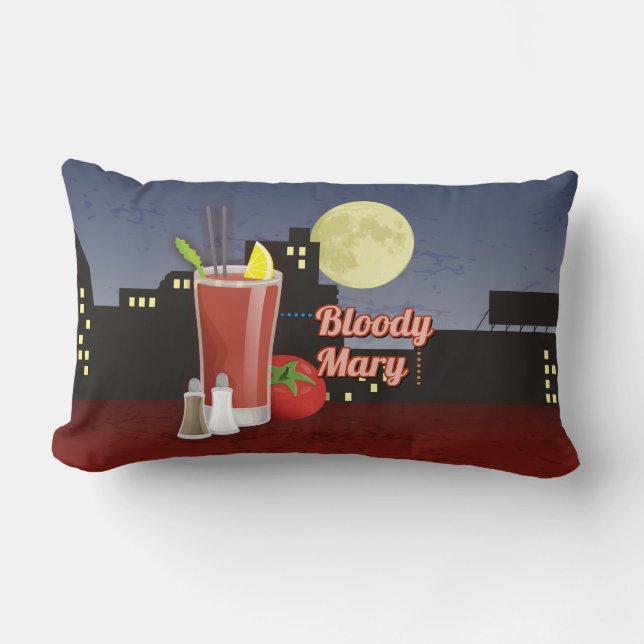 Bloody Mary Recipe Kussen (Voorkant)