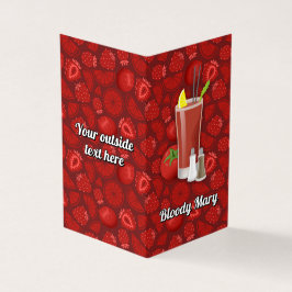 Bloody Mary Recipe Visitekaartje