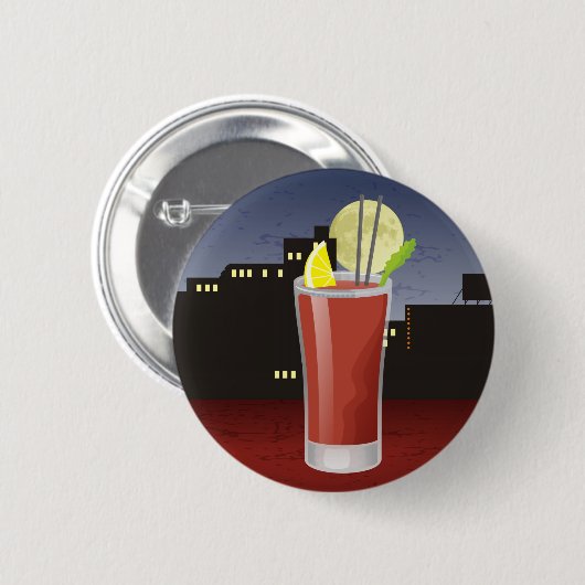 Bloody Mary Ronde Button 5,7 Cm (Voorkant /achterkant)