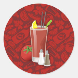 Bloody Mary Ronde Sticker