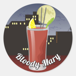Bloody Mary Ronde Sticker