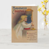 Bloody Mary Spiegel Schattig Meisje Kaart (Gele Bloem)