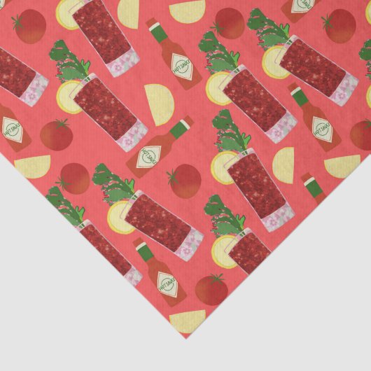 Bloody Mary Tissuepapier (Detail)