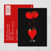 BLOODY MARY TOMATO JUICE BRIEFKAART BUSINESS PROMO (Voorkant / Achterkant)