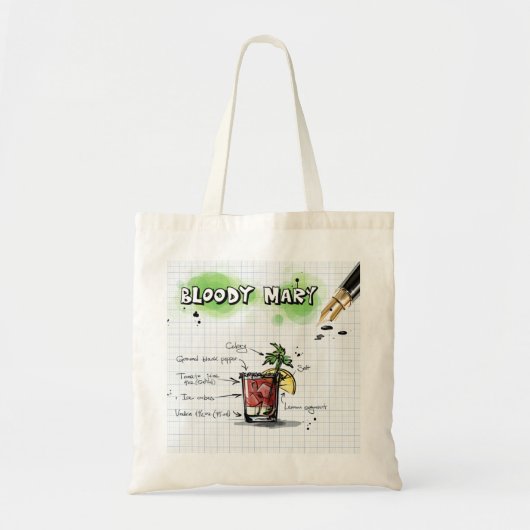 Bloody Mary Tote Bag (Voorkant)