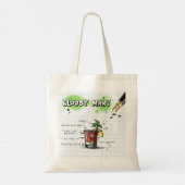 Bloody Mary Tote Bag (Achterkant)