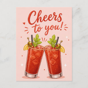 Bloody Mary Verjaardagsfeest Briefkaart