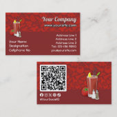 Bloody Mary Visitekaartje (Voorkant / Achterkant)