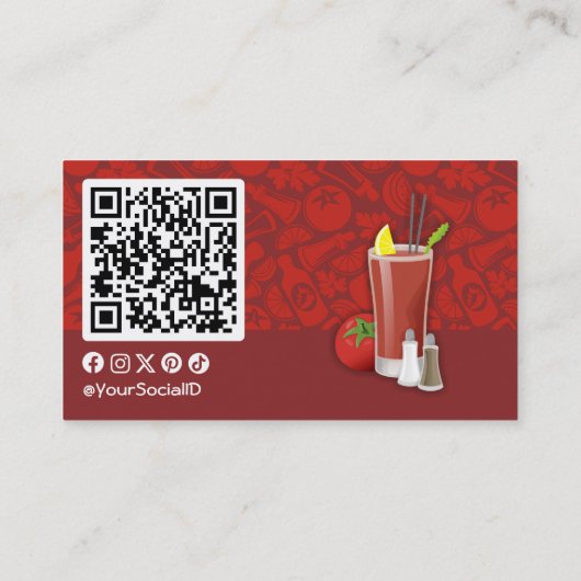 Bloody Mary Visitekaartje (Achterkant)