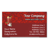 Bloody Mary Visitekaartje Magneet (Voorkant)