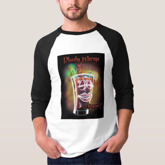 Bloody Marys Iemand? T-shirt (Voorkant)