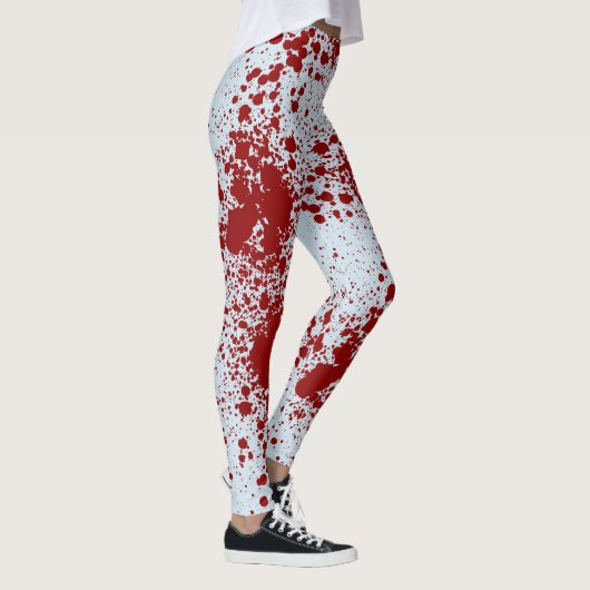 Bloody Mess on Blue Leggings (Rechts)