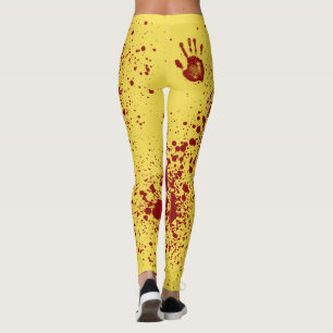 Bloody Mess op Geel Leggings