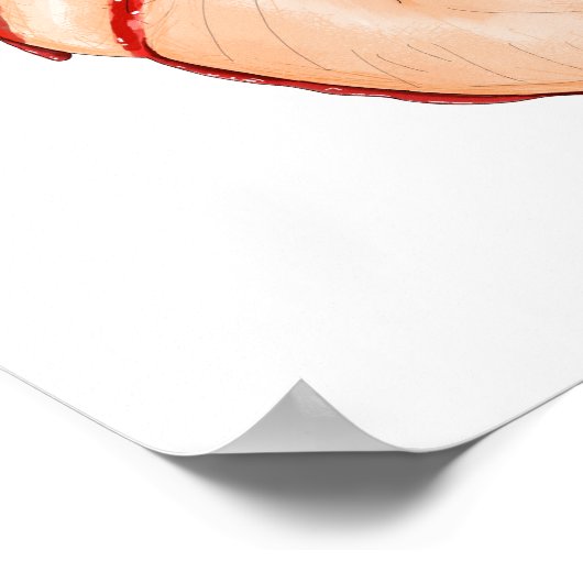 Bloody Mess (poster bekerglas) Poster (Hoek)