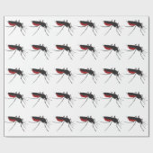 Bloody Mosquito - Insectkunst uit Fins Lapland Cadeaupapier (Vlak)