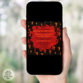 Bloody Murder Mystery Party Invitation Kaart