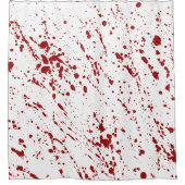 Bloody natte, bloedhorror-decor douchegordijn (Voorkant)
