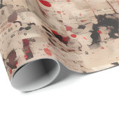 Bloody Newspaper Print Cadeaupapier (Rol Hoek)