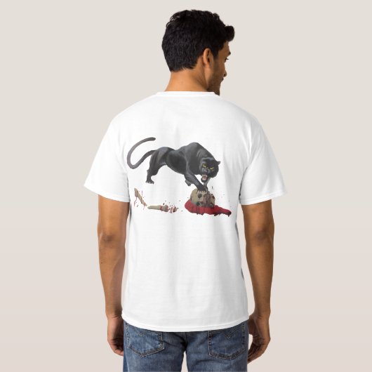 Bloody Panther T-shirt (Achterkant volledig)