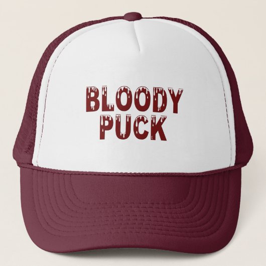 Bloody Puck truckerhoed Trucker Pet (Voorkant)