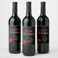 Bloody Roos elegante zwarte gotische bruiloft