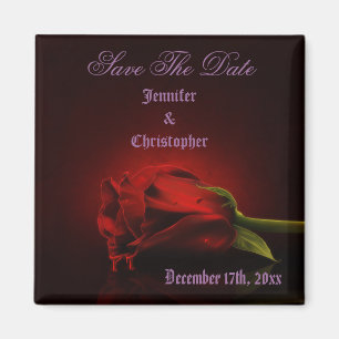 Bloody Roos Gothic Save The Date Trouwmagneet Magneet