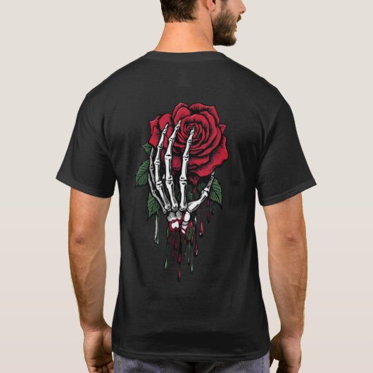 Bloody Rose of Death T-shirt (Achterkant)