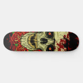 Bloody Roses Robot Schedel Persoonlijk Skateboard (Horizontaal)