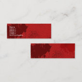 Bloody Scales Mini Visitekaartje (Voorkant / Achterkant)