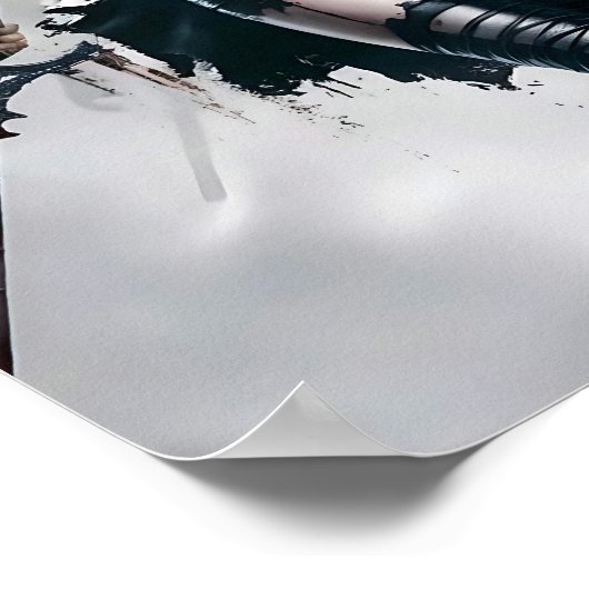 Bloody Sexy Vampire Warrior Poster Art (Hoek)