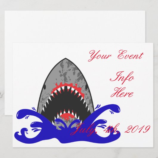 Bloody Shark Jaws Thunder_Cove (Voorkant / Achterkant)