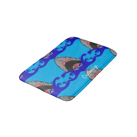 Bloody Shark Jaws Thunder_Cove Badmat (Gekanteld)