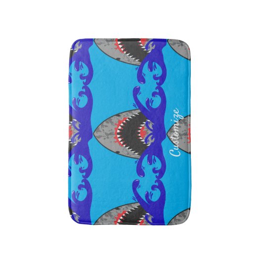 Bloody Shark Jaws Thunder_Cove Badmat (Voorkant Verticaal)