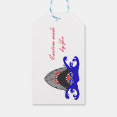 Bloody Shark Jaws Thunder_Cove Cadeaulabel (Achterkant)
