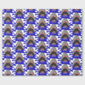 Bloody Shark Jaws Thunder_Cove Cadeaupapier (Vlak)